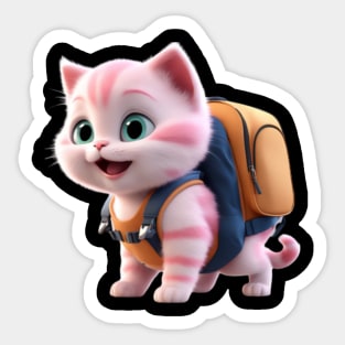 🐾 Express your love for kitties with our unique designs! Sticker